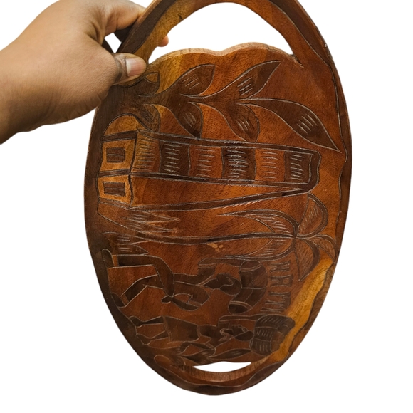 Haitian wood tray - Picture 4 of 6